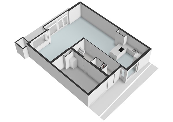 Floorplan - Brugwacht 122, 2353 DP Leiderdorp